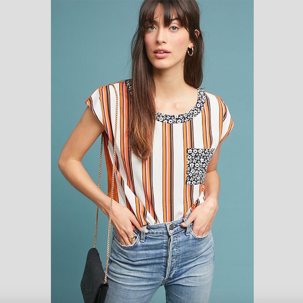 Anthropologie Petani Pocket Tee